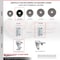 Service Caster 3.5 Inch Phenolic Wheel Swivel 7/8 Inch Square Stem Caster with Brake SCC SCC-SQ20S3514-PHS-TLB-78 - alternate 2